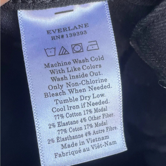 Everlane Black  Skinny Ankle Jeans, size 24 - Picture 9 of 9